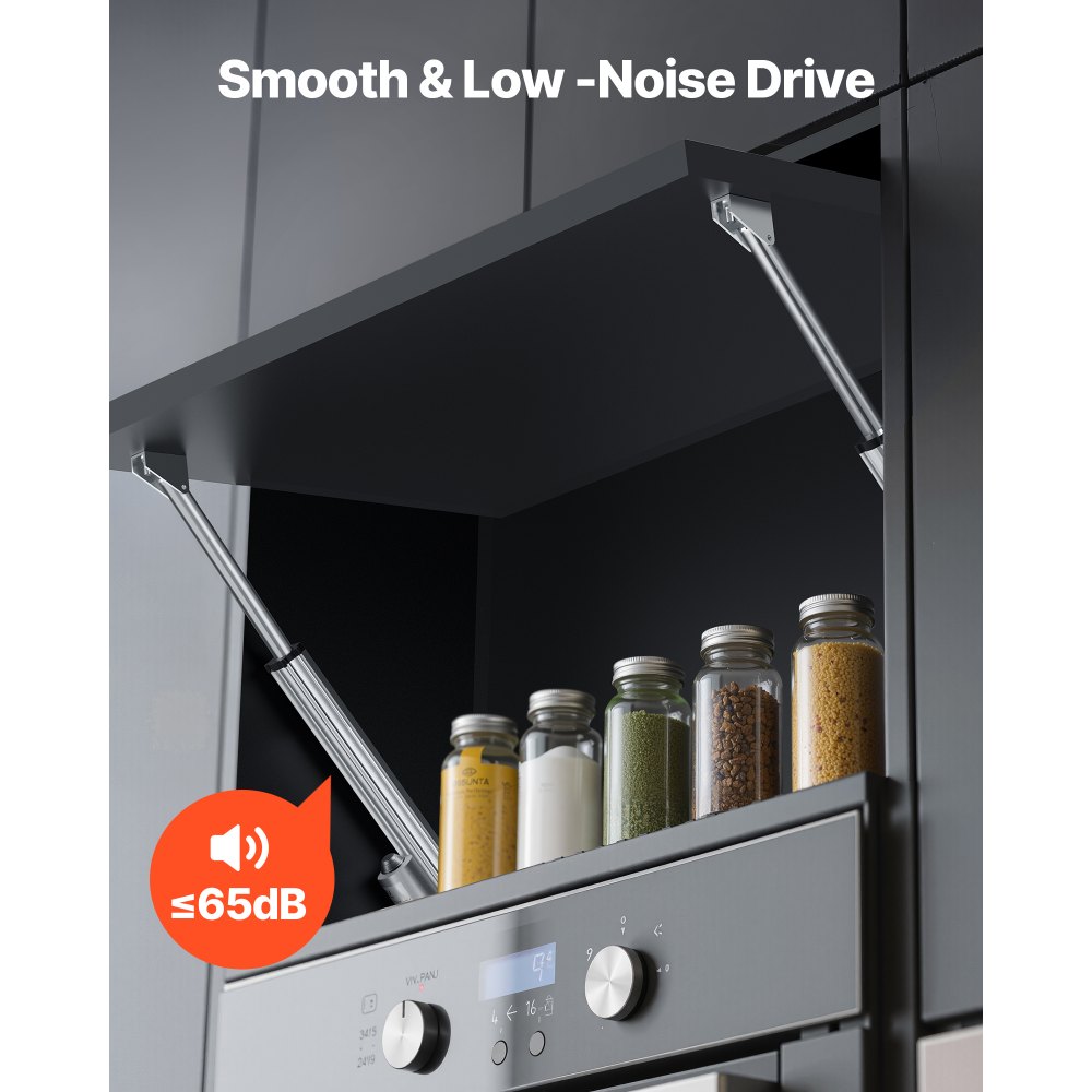 VEVOR 12V linjärt ställdon, 304,8 mm slaglängd IP65 vattentätt linjärt ställdon, 3000N 5 mm/s rörelseställdon med monteringsfäste för solcellsspårare, industrimaskiner, dörröppnare