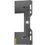 VEVOR Universal Skid Steer Mount Plate 1/4" Thick Skid Steer Plate Attachment 3000LBS Weight Capacity Quick Attach Mount Plate Steel Adapter Loader Easy to Weld or Bolt to Different Accessories Gray