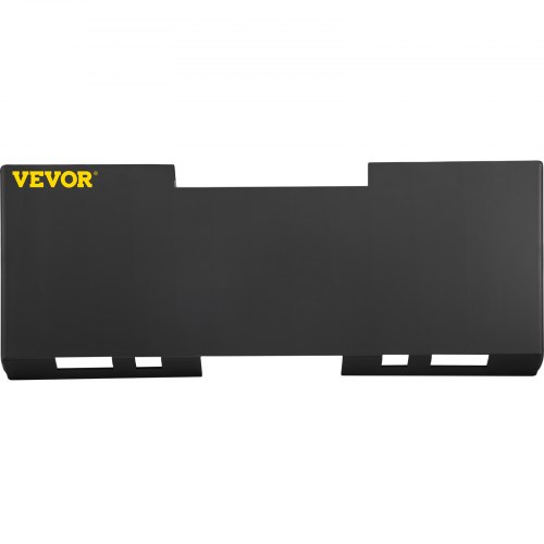 VEVOR Universal Skid Steer Mount Plate 3/16" Thick Skid Steer Plate Attachment 3000LBS Weight Capacity Easy to Weld or Bolt to Different Accessories(Regular)