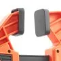 VEVOR Bar Clamps for Woodworking, 2-Pack 30.48 cm One-Handed Clamp/Spreader, Quick-Grip F-Clamp with 154 kg Load Limit, Premium Plastic and Carbon Steel, for Woodworking Metal working, Orange + Black