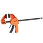 VEVOR Bar Clamps for Woodworking, 2-Pack 30.48 cm One-Handed Clamp/Spreader, Quick-Grip F-Clamp with 154 kg Load Limit, Premium Plastic and Carbon Steel, for Woodworking Metal working, Orange + Black