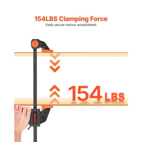 Kiirpitskruvide komplekt 4 tk, 15/30 cm, 70 kg, oranž — pilt 4