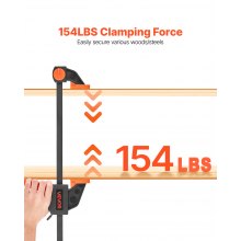 Bar Clamps for Woodworking 2-Pack 12 inch and 2-Pack 6 inch Clamp / Spreader