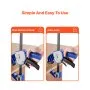 Bar Clamps for Woodworking 2-Pack 24 inch One-Handed Clamp/Spreader 340 lbs Load