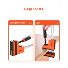 Bar Clamps for Woodworking 2-Pack 30 inch Parallel F Clamp Set Even Pressure