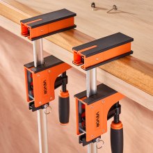 Bar Clamps for Woodworking 2-Pack 30 inch Parallel F Clamp Set Even Pressure