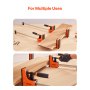 Bar Clamps for Woodworking 2-Pack 36 inch Parallel F Clamp Set Even Pressure