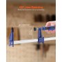 Bar Clamps for Woodworking 2-Pack 36 inch Opening Lockable F Clamp Cast Iron