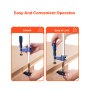 Bar Clamps for Woodworking 2-Pack 36 inch Opening Lockable F Clamp Cast Iron