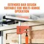 VEVOR Bar Clamps for Woodworking, 2-Pack 127 cm Parallel Clamp Set, F Clamp with 499 kg Load Limit, Even Pressure, High-strength Plastic and Carbon Steel, Wood clamps for Woodworking Metal Working