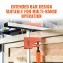 VEVOR Bar Clamps for Woodworking, 2-Pack 1270mm Parallel Clamp Set, F Clamp with 1100 lbs Load Limit, Even Pressure, High-strength Plastic and Carbon Steel, Wood clamps for Woodworking Metal