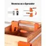 Abrazaderas de barra VEVOR para carpintería, paquete de 2 abrazaderas paralelas de 50", abrazadera en F con límite de carga de 1100 lb, presión uniforme, plástico de alta resistencia y acero al carbono, abrazaderas para madera para carpintería y metalurgia.