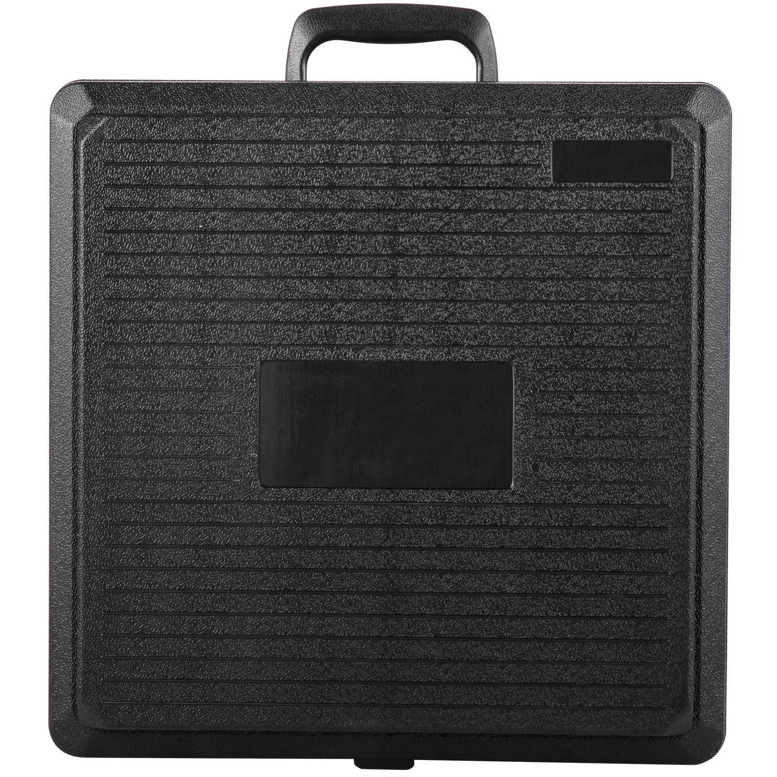 black hard plastic case with handle for VEVOR hole saw cutter kit.