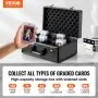 VEVOR 108 PSA Graded Card Storage Box 4 Slots Sports Card Holder Case Coded Lock