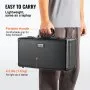 VEVOR 108 PSA Graded Card Storage Box 4 Slots Sports Card Holder Case Coded Lock