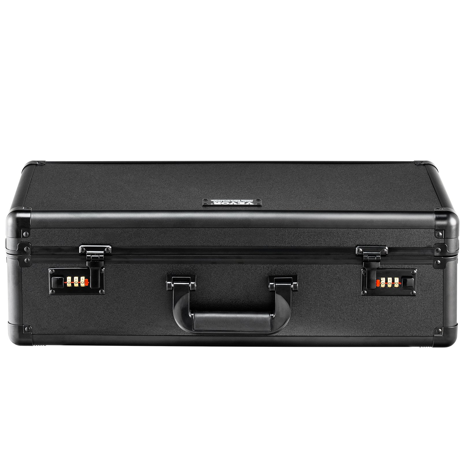 VEVOR Graded Card Storage Box, 5 Slots, Graded Sports Cards Holder Carrying Case with Coded Lock Foam Dividers, for 162 PSA Graded Cards 115 BGS Cards 130 SGC Cards 585 Top Loaders or 999+ Loose Cards