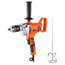 VEVOR Drill Mixer 1100W 0-850RPM Concrete Mixer Machine Concrete Mud Mixers