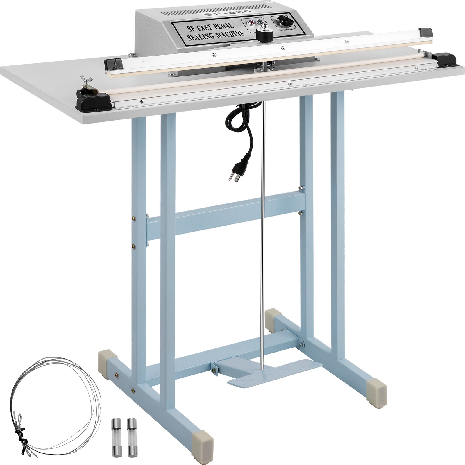 VEVOR 800mm Foot Pedal Plastic Bag Impulse Heat Sealer --3mm Sealing Width