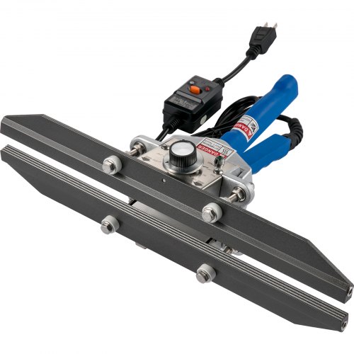 VEVOR Heat Crimp Sealer FKR-400 16" Bag Crimper 500W/110V Portable Hand Held Heat Crimper Sealer w/ 0-250℃ Temperature Control For Mylar Bag,Foil Bag, Cellophane Bag, Kraft Paper Bag, BOPP Bag