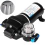 VEVOR Water Pressure Diaphragm Pump, 12V FL-40 High Pressure Diaphragm Water Pump, 40PSI Automatic Self Priming Water Pump, 17L/MIN Misting Booster Sprayer Diaphragm Pump?for Caravan Boat RV Garden