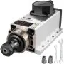 VEVOR Air Cooled Spindle Motor 2.2KW CNC Spindle Motor 220V Square Air Cooled Spindle Motor ER20 Collet 24000 RPM CNC Spindle 6A Spindle Motor 400 Hz for CNC Router Engraving Milling Machine