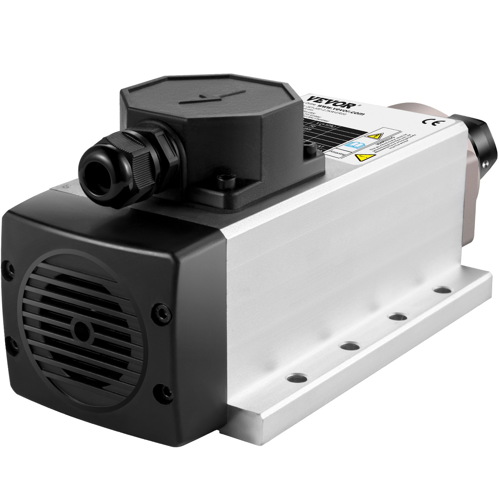 VEVOR Luftkjølt Spindelmotor 2,2KW CNC Spindelmotor 220V Firkantet Luftkjølt Spindelmotor ER20 Spenntang 24000 RPM CNC Spindel 6A Spindelmotor 400 Hz for CNC Ruter Graveringsfresemaskin
