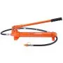 orange VEVOR porta power kit with hydraulic body frame repair tool and hose attachment.