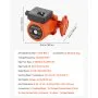 VEVOR F-009-BF5-J Cast Iron Circulator Pump, 17 GPM, AC 120V 35 ft Hot Water Recirculating Circulation Pump, 3/4-Inch Flange Connection, 3-Speed Adjustment, Quiet Operation, for Home Heating System