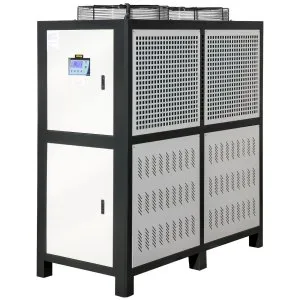 VEVOR Water Chiller 15Ton, Capacity Industrial Chiller 15Hp, Air-Cooled Water Chiller, Finned Condenser, with Micro-Computer Control, Stainless Steel Water Tank Chiller Machine for Cooling Water | VEVOR US
