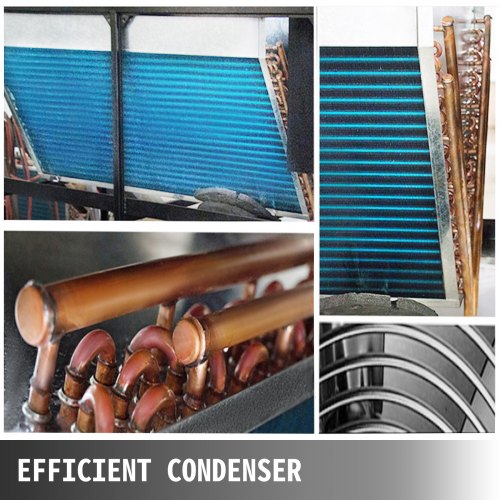 VEVOR Water Chiller 1Ton, Capacity Industrial Chiller 1Hp, Air-Cooled Water Chiller, Finned Condenser, w/Micro-Computer Control, Stainless Steel Water Tank Chiller Machine for Cooling Water