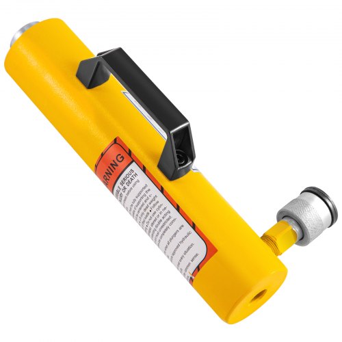 LCyindu 10 Ton Hydraulic Cylinder Jack – 2 Stroke Solid Single Acting Ram – 50mm Stroke, Telescopic – LFUD0069C0012