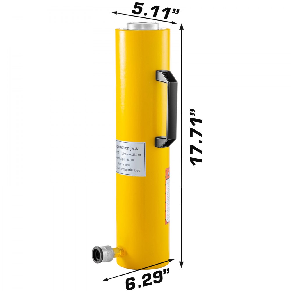 Hydraulic Cylinder Jack Solid Ram Hydraulic Cylinder 25t/14inch Lifting Cylinder