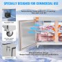 VEVOR 48" Commercial Frozen Refrigerator Sandwich & Salad Prep Table 12.9 Cu. Ft