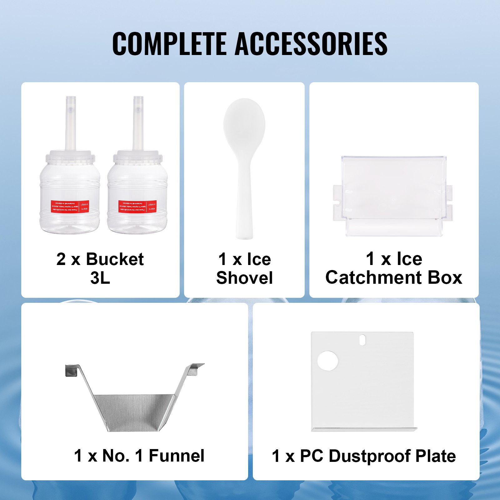 VEVOR Commercial Snowflake Ice Machine, 176.4LBS/24H Snowflake Ice Maker, Stainless Steel Ice Shaver Machine, Electric Snow Cone Maker, Air Cooling System for Rapid Heat Dissipation, for Bakery, Cafe