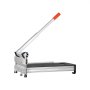 VEVOR 330mm Vinyl Floor Cutter, 16mm Thick Laminate Flooring Cutter with 15°/30°/45° Adjustable Angle Settings, Flexible Wheels, Telescoping Handle, Cuts Engineered Wood, LVT, VCT, SPC, LVP, WPC