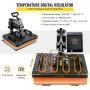 6in1 Digital Heat Press Transfer Machine T-shirt 30x38cm DIY Clamshell Pressing