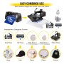 8 in 1 Heat Press 12"x15" Sublimation Machine +14" Vinyl Cutter Cutting Plotter