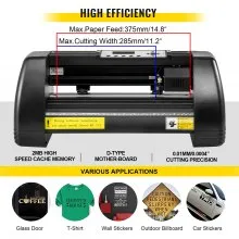 8 In 1 Heat Press 12"x15" Sublimation Machine +14" Vinyl Cutter Cutting Plotter