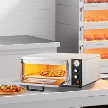 VEVOR 18-Inch Commercial Countertop Pizza Oven Single Deck Electric Pizza Oven