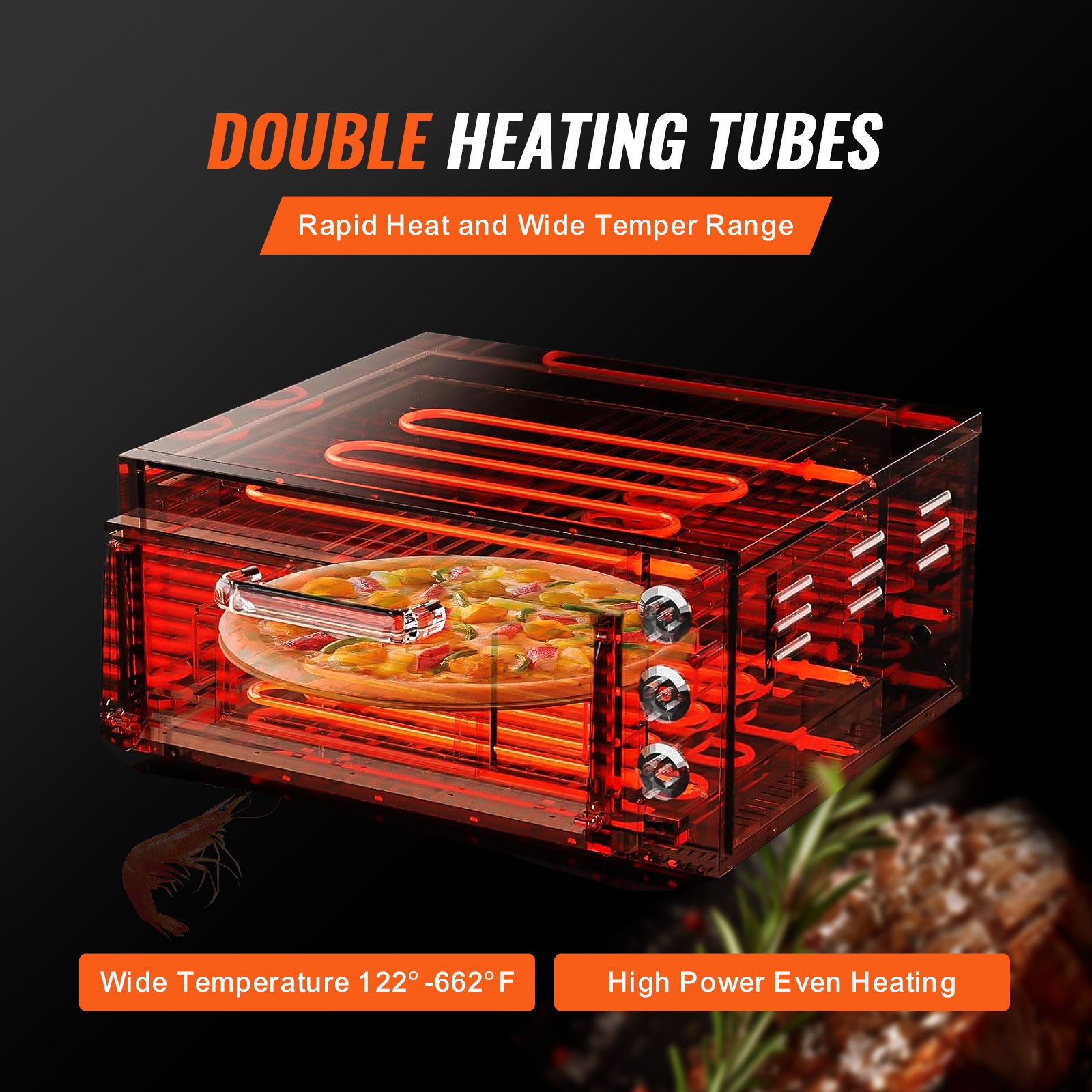 Commercial Countertop Pizza Oven Electric Pizza Oven for 14" Pizza Indoor Commercial Countertop Pizza Oven Electric Pizza Oven for 14" Pizza Indoor