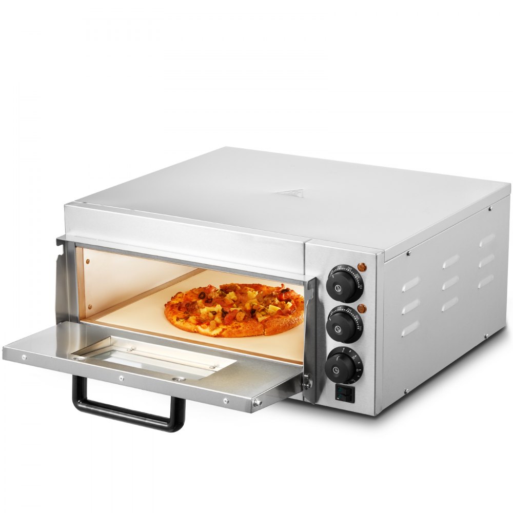 VEVOR Commercial Countertop Pizza Oven Electric Pizza Oven for 14" Pizza Indoor