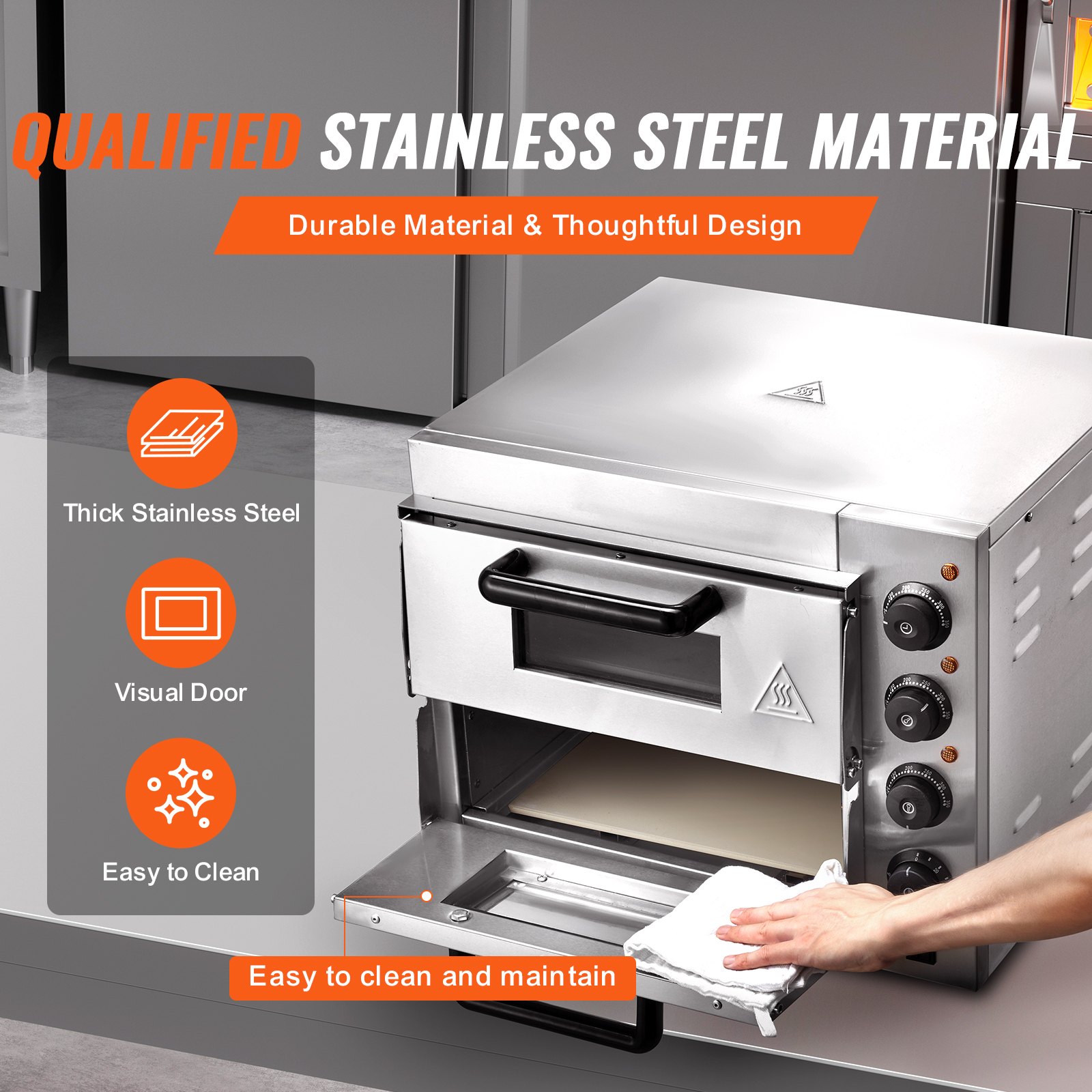 Commercial Countertop Pizza Oven Electric Pizza Oven for 14" Pizza Indoor Commercial Countertop Pizza Oven Electric Pizza Oven for 14" Pizza Indoor