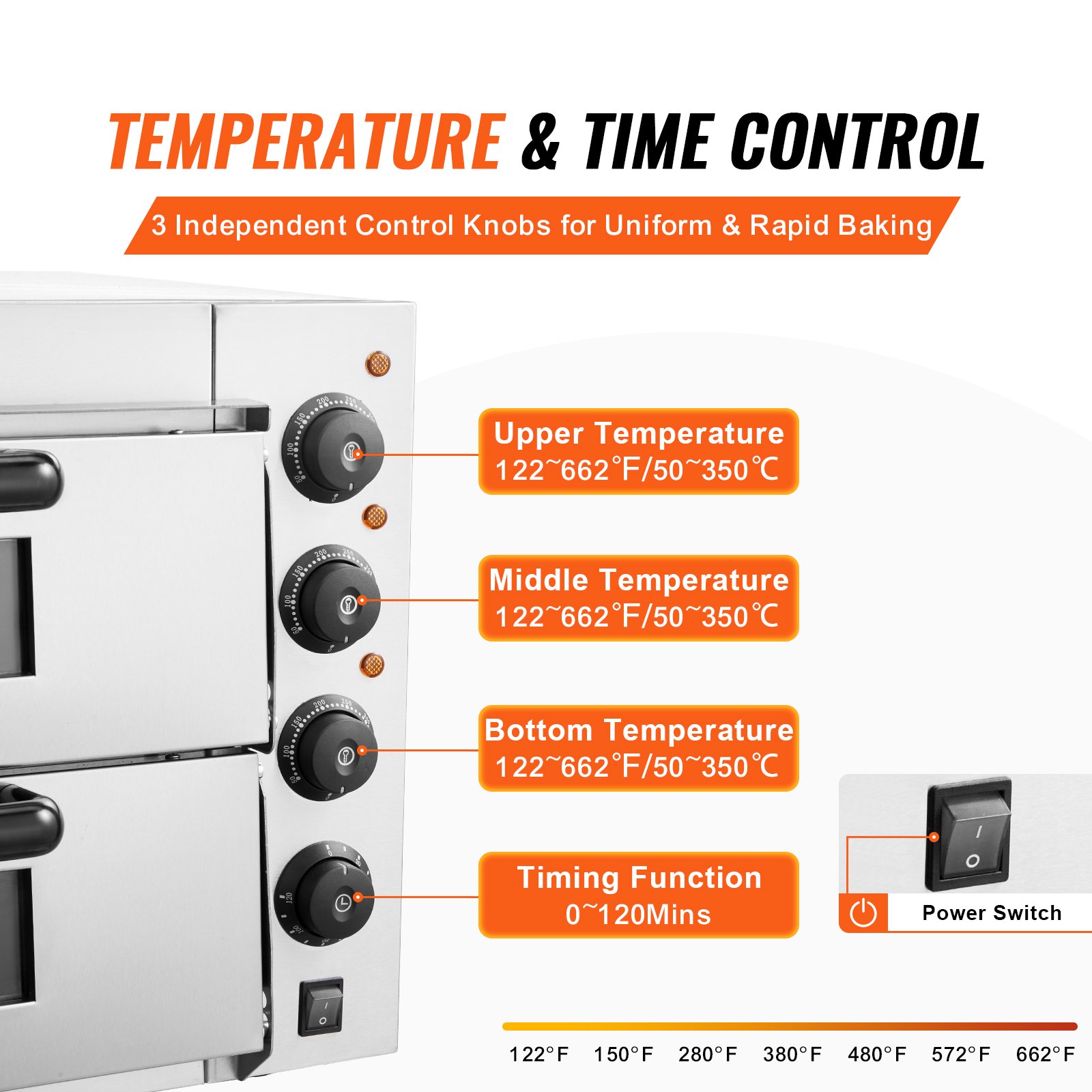 Commercial Countertop Pizza Oven Electric Pizza Oven for 16" Pizza Indoor Commercial Countertop Pizza Oven Electric Pizza Oven for 16" Pizza Indoor
