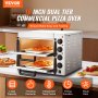 VEVOR Kereskedelmi asztali pizzasütő Elektromos pizzasütő 16"-os beltéri pizzasütőhöz