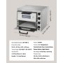VEVOR Commercial Countertop Pizza Oven Electric Pizza Oven for 40.6 cm Pizza Indoor