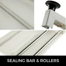 VEVOR 18" Shrink Wrap Sealer, 530W I-Bar Shrink Wrap Machine, Shrink Wrap Sealer with Heat Gun and Shrink Film Suit for PVC POF Film