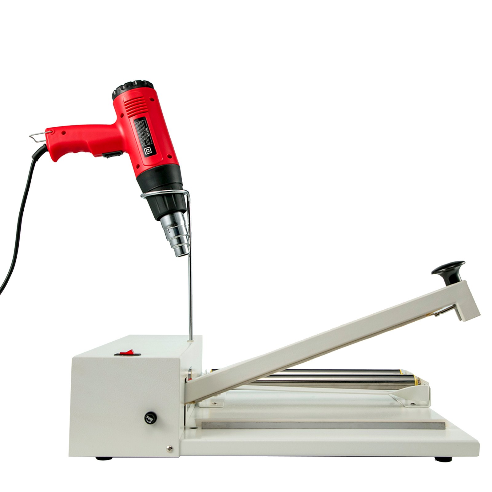 VEVOR 18\" Shrink Wrap Sealer, 530W I-Bar Shrink Wrap Machine, Shrink Wrap Sealer with Heat Gun and Shrink Film Suit for PVC POF Film