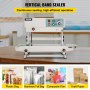 Automatic Continuous Band Sealer Vertical Bag Sealing Machine Stainless Steel