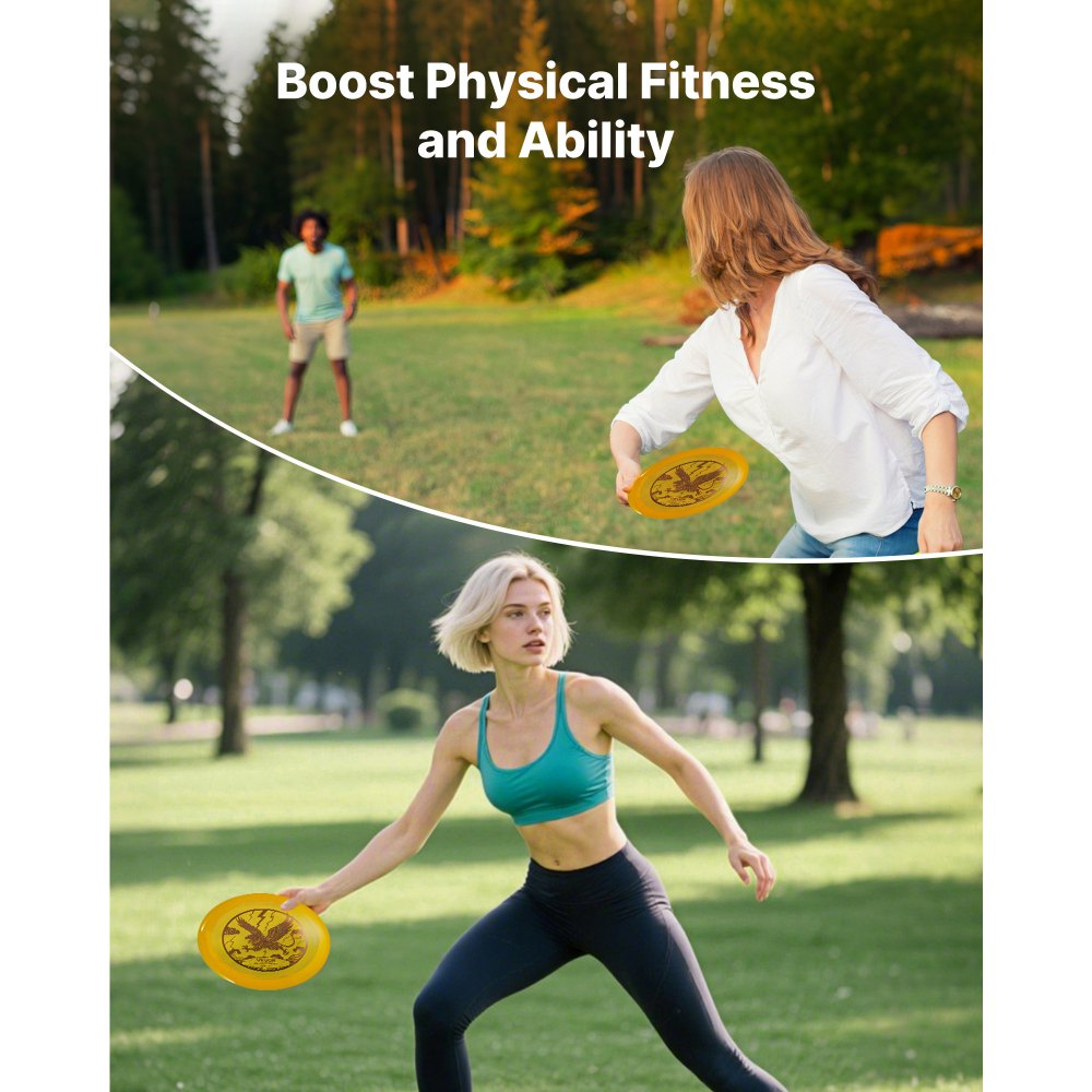 VEVOR Disc Golf Set, 8 Pack Disc Golf Starter Set, Beginners Flying Discs for Full-Body Strength Training, with Putter, Mid-Range, Driver, for Outdoor Backyard, Lawn, Beach, and Park