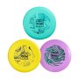 VEVOR Disc Golf Set, 3 Pack Disc Golf Starter Set, Beginners Flying Discs for Full-Body Strength Training, with Putter, Mid-Range, Driver, PDGA Approved, for Outdoor Backyard, Lawn, Beach, and Park
